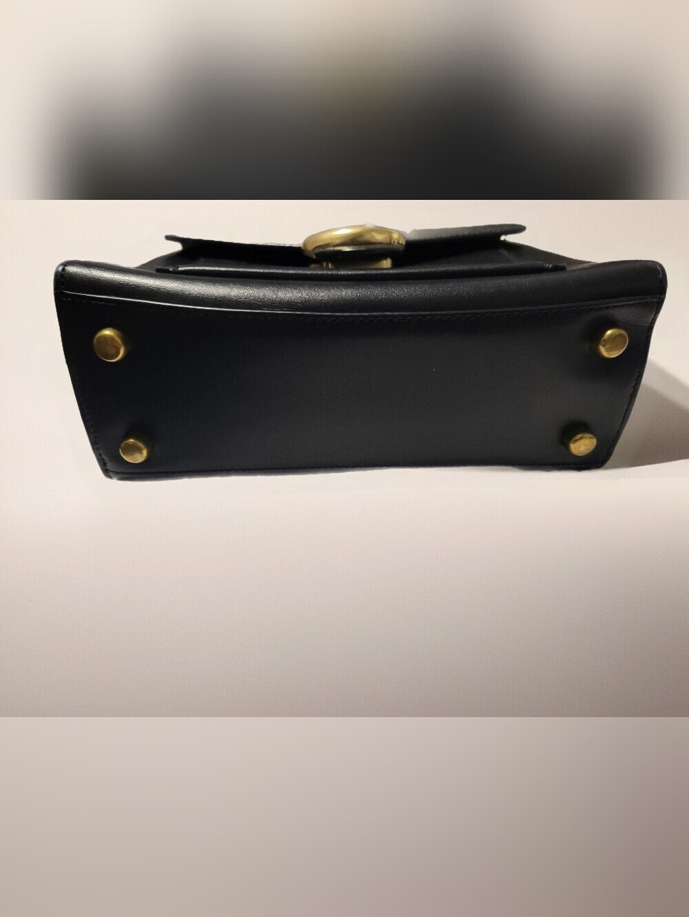 Coach TABBY TOP HANDLE 20. Black Polished Leather. - Picture 12 of 15
